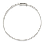 Sophia Jewelers Sterling Silver Milgrain Polished Expandable Bangle for Women