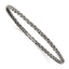 Sterling Silver Antiqued 3.5mm Slip-on Bangle