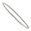 Sterling Silver Antiqued 2mm Twisted Slip-on Bangle