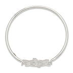 Sterling Silver 925 Women's Bangle with Interchangeable Nautical Charms