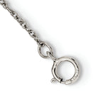 Landstrom's Sterling Silver Necklace with 12K Gold Cross Elegant Design