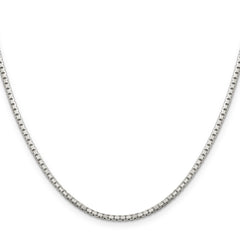 Sophia Jewelers Sterling Silver 925 Diamond-Cut Box Chain Necklace 16