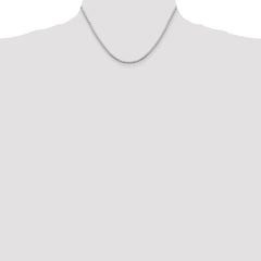 Sophia Jewelers Sterling Silver 925 Diamond-Cut Box Chain Necklace 16
