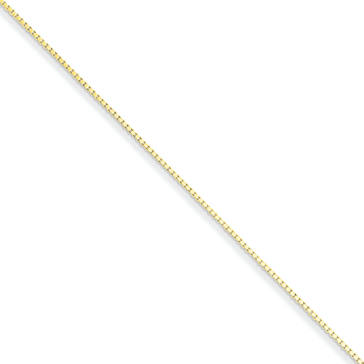 Flash Gold-plated Sterling Silver .90mm Box Chain