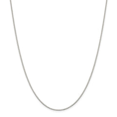 Sterling Silver 925 Necklace with Solid Curb Chain and Lobster Clasp