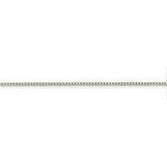 Sterling Silver 925 Solid Curb Necklace with 18-Inch Lobster Clasp