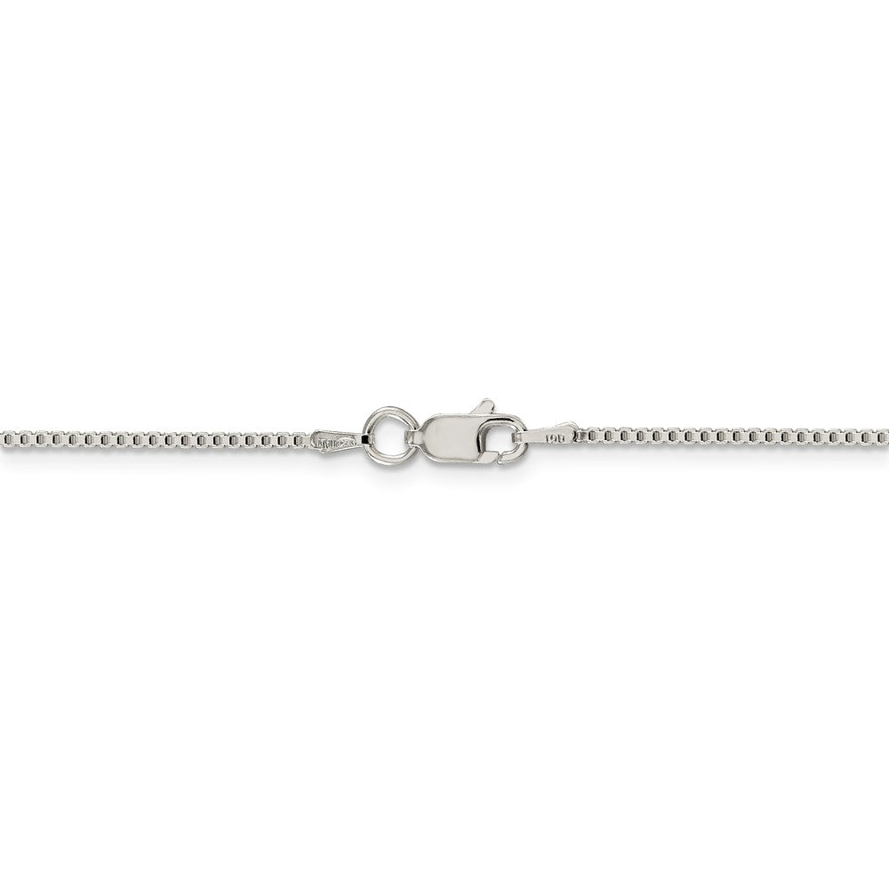 Sterling Silver 925 Solid Curb Necklace with 18-Inch Lobster Clasp