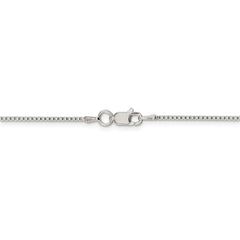 Sterling Silver 925 Solid Curb Necklace with 18-Inch Lobster Clasp