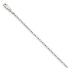 Sterling Silver 1.25mm Box Chain