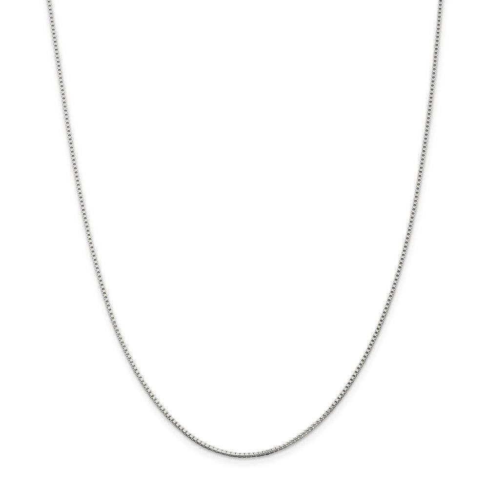 Sterling Silver 925 Solid Curb Necklace with 18-Inch Lobster Clasp