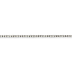 Sterling Silver 925 Curb Chain Necklace with Lobster Clasp 18