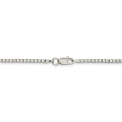 Sterling Silver 925 Necklace with CZ Charm Elegant Design
