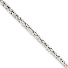 Sterling Silver 4.25mm Byzantine Chain