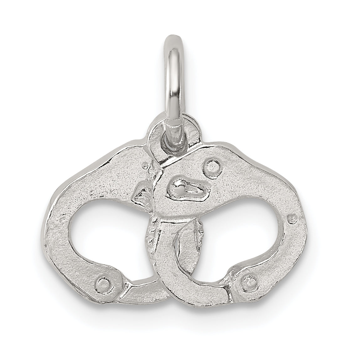 Sterling Silver Handcuffs Charm Main image