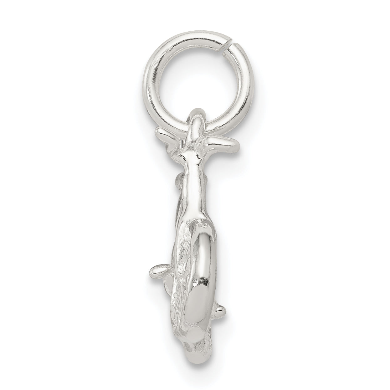 Sterling Silver 3D Bicycle Charm with Anti-Tarnish Polished Finish Secondary image