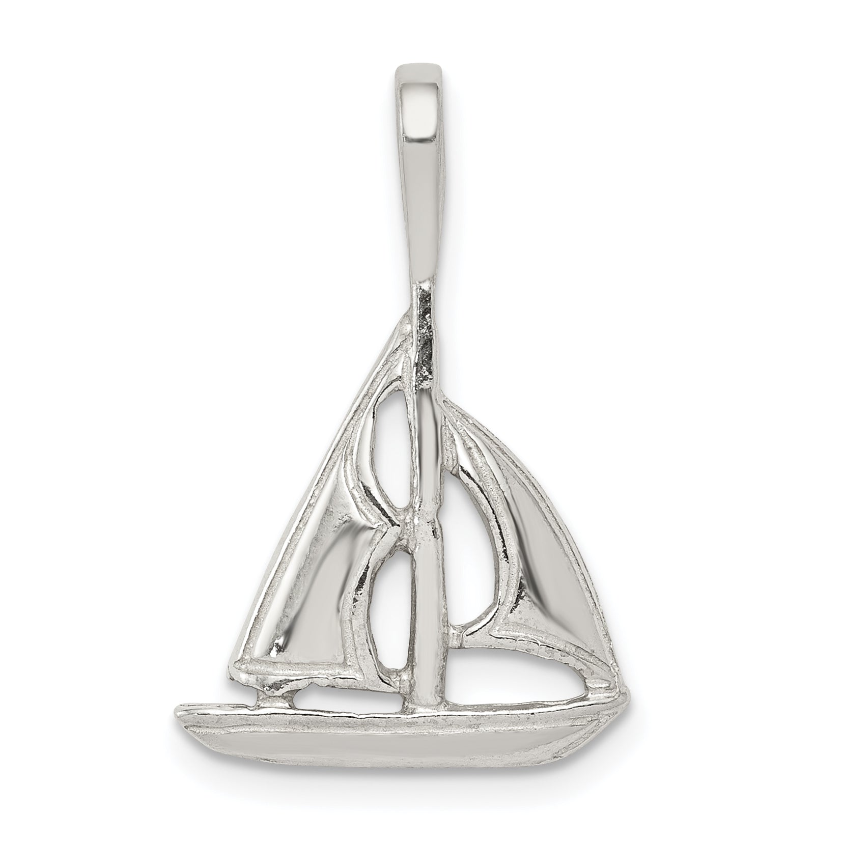 Sterling Silver Sailboat Charm Main image