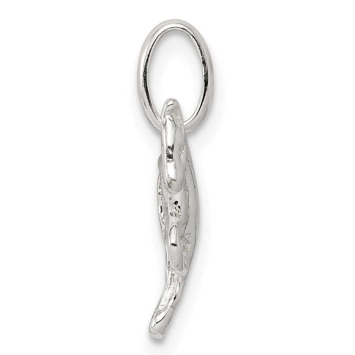 925 Sterling Silver Polished Horse Charm with Anti-Tarnish Finish Secondary image