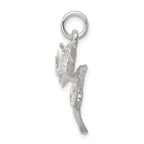 Sterling Silver 925 Rose Pendant with Polished Finish & Anti-Tarnish