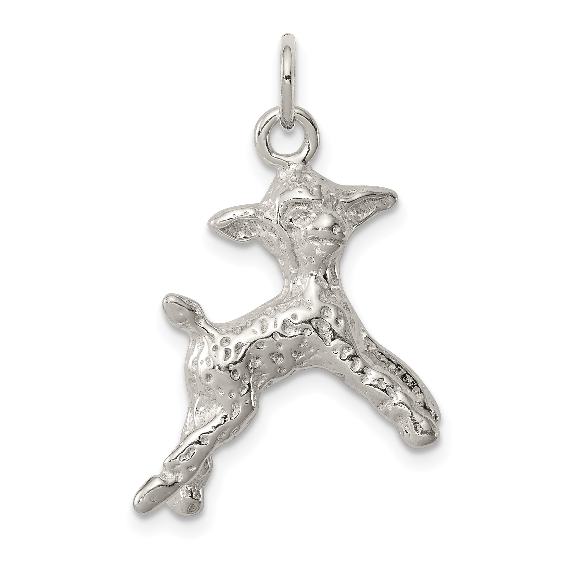 Sterling Silver Lamb Charm Main image