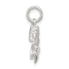 Sterling Silver 925 Cupid Charm with Polished Finish and Anti-Tarnish Coating
