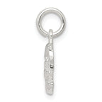 Sterling Silver 925 Moon & Star Charm with Polished Anti-Tarnish Finish