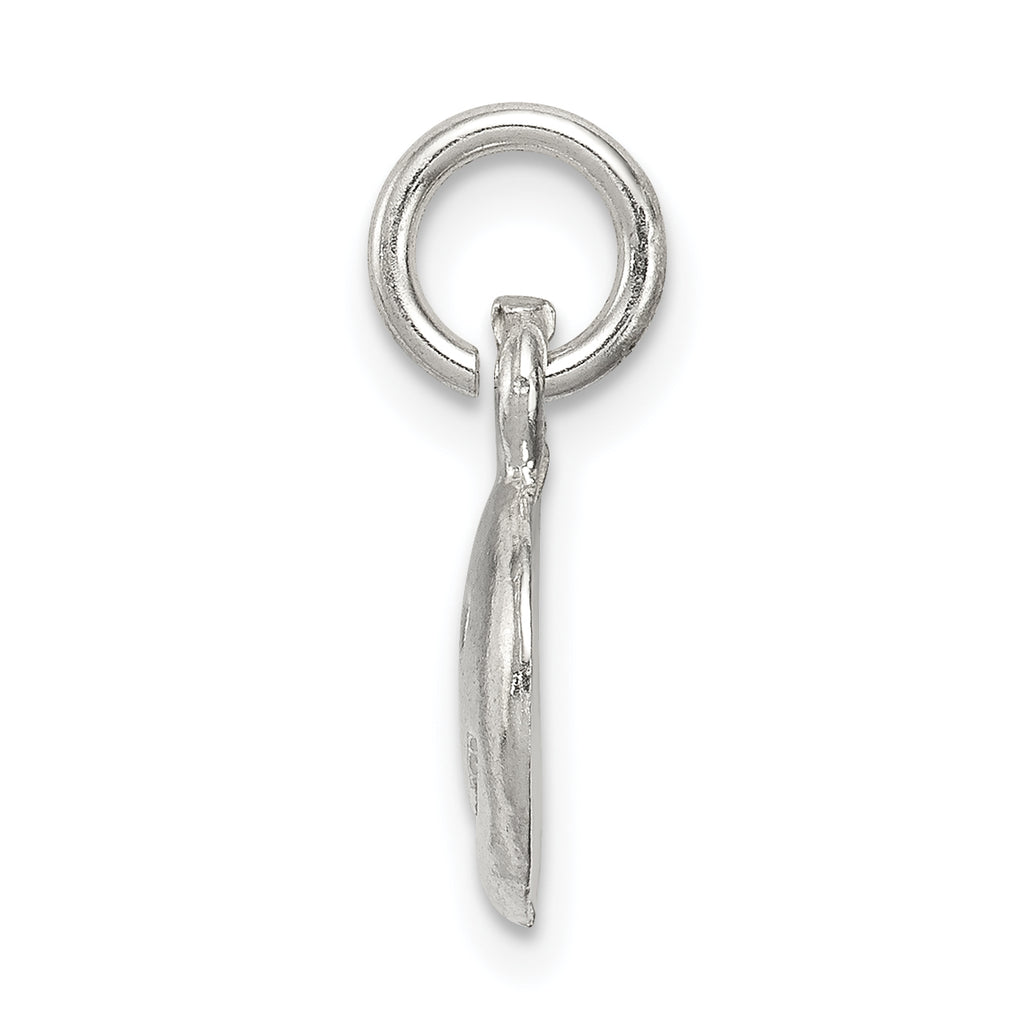 Sterling Silver 925 Smiley Face Charm with Polished Anti-Tarnish Finish