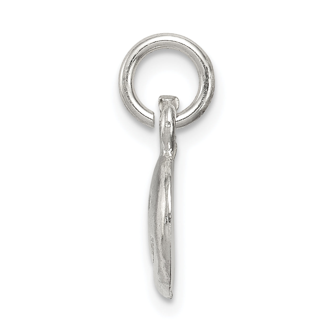 Sterling Silver 925 Smiley Face Charm with Polished Anti-Tarnish Finish