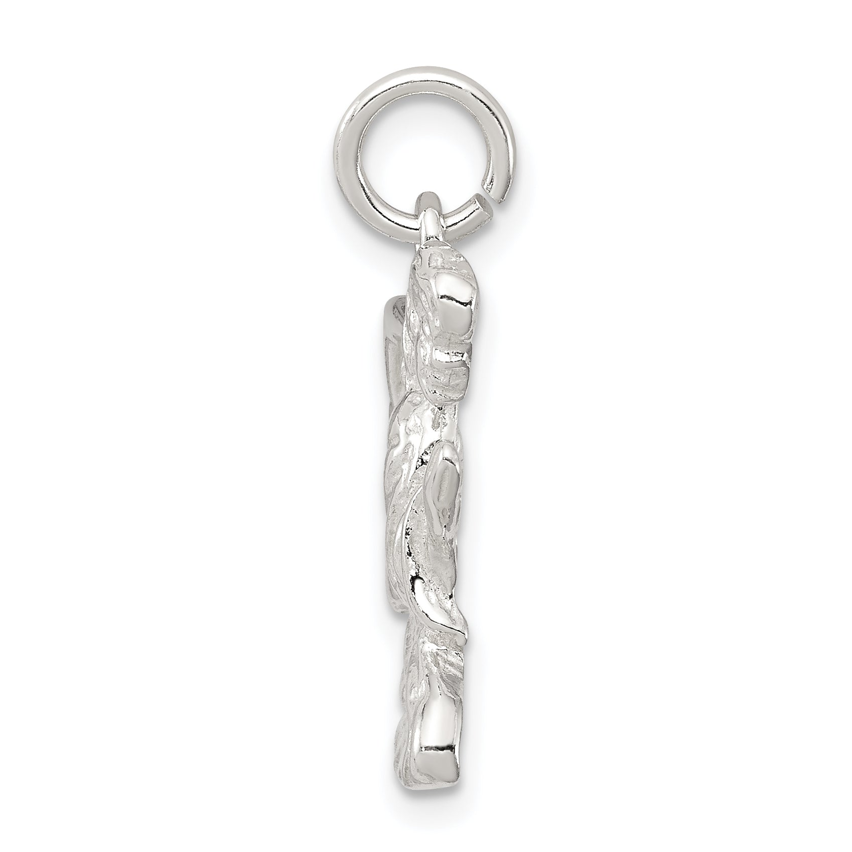 Sterling Silver 925 Praying Angel Charm with Polished Anti-Tarnish Finish Secondary image