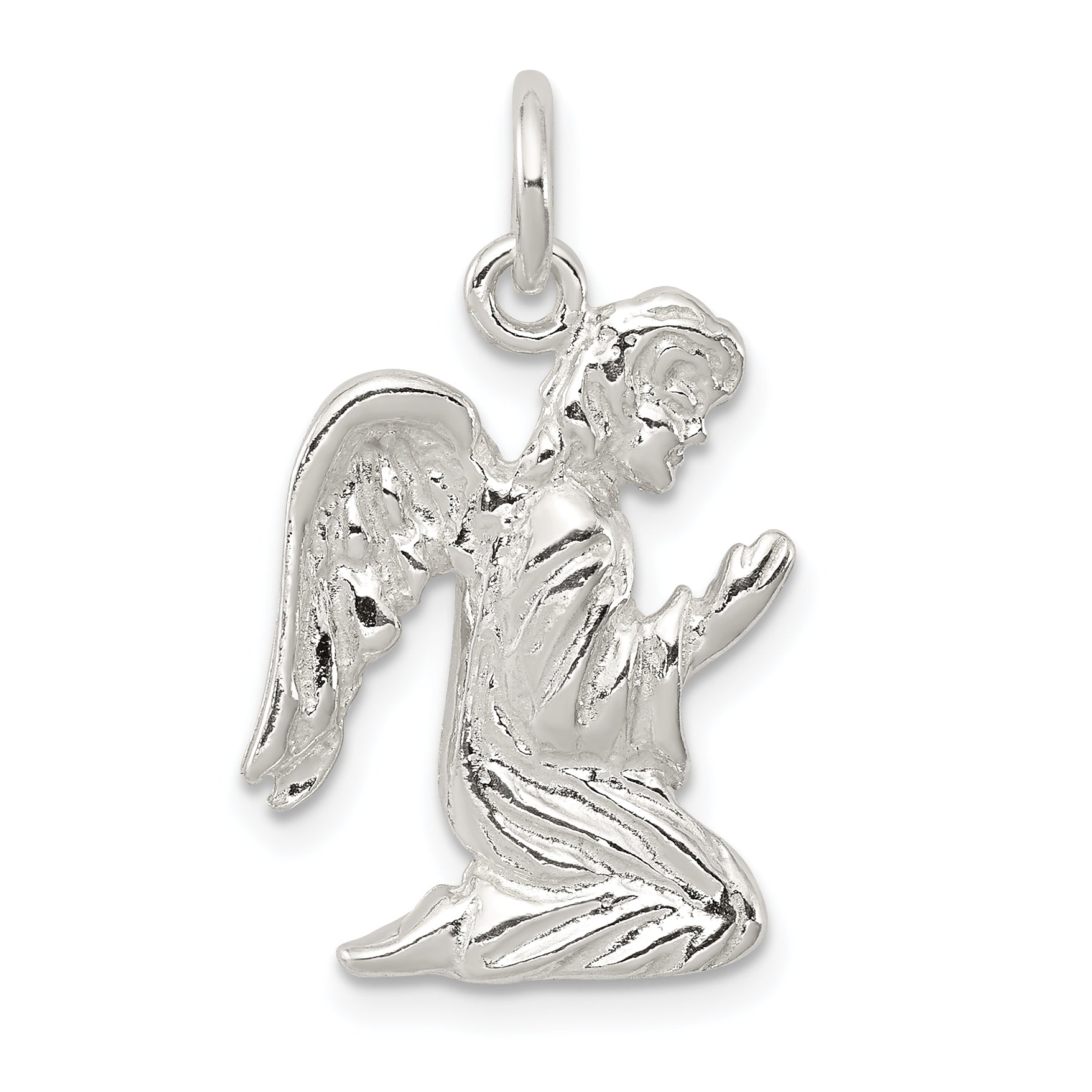 Sterling Silver Praying Angel Charm Main image