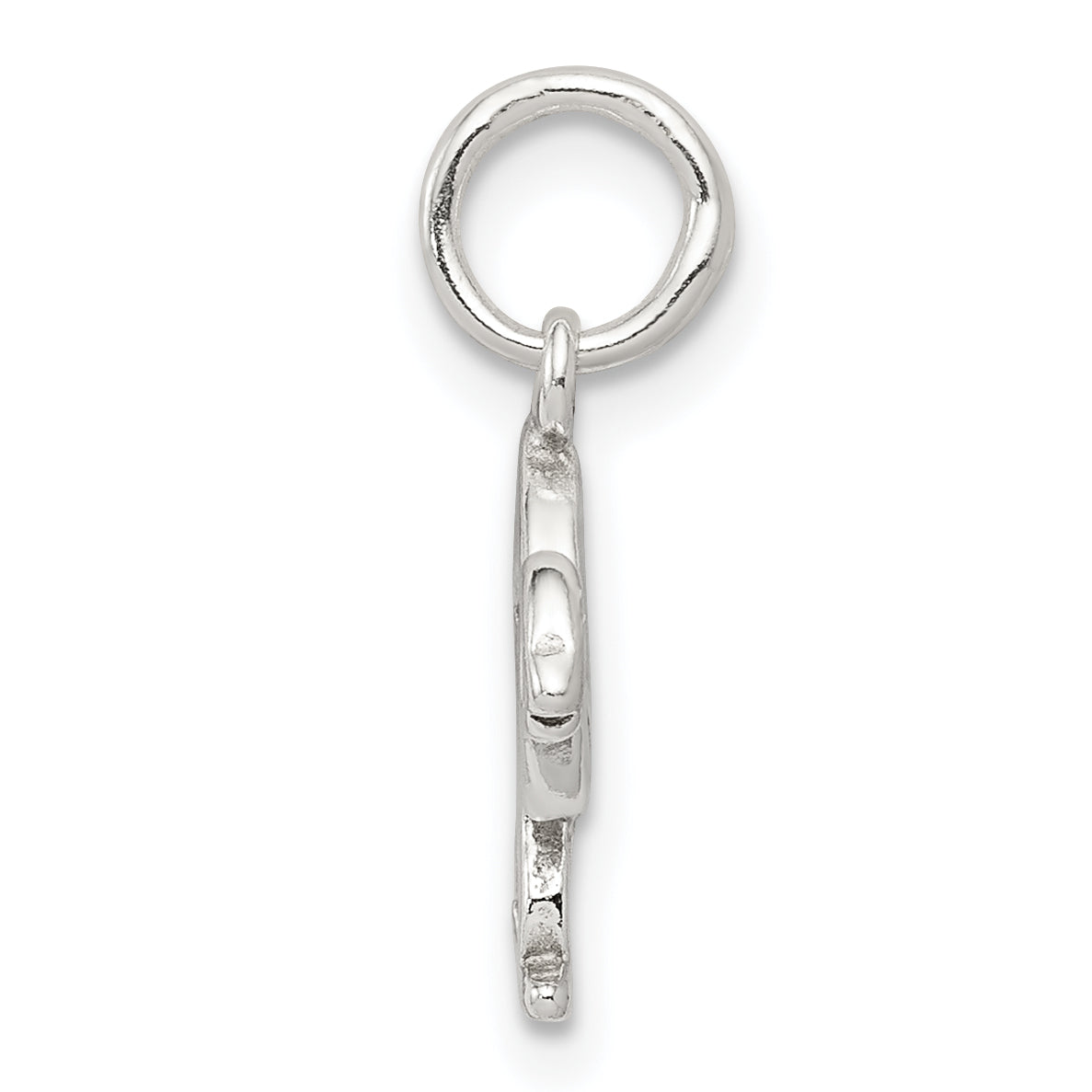 Sterling Silver 925 Turtle Charm with Polished Anti-Tarnish Finish Secondary image