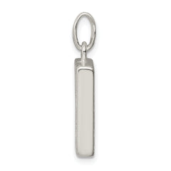 925 Sterling Silver Reversible Picture Frame Charm with Anti-Tarnish Finish