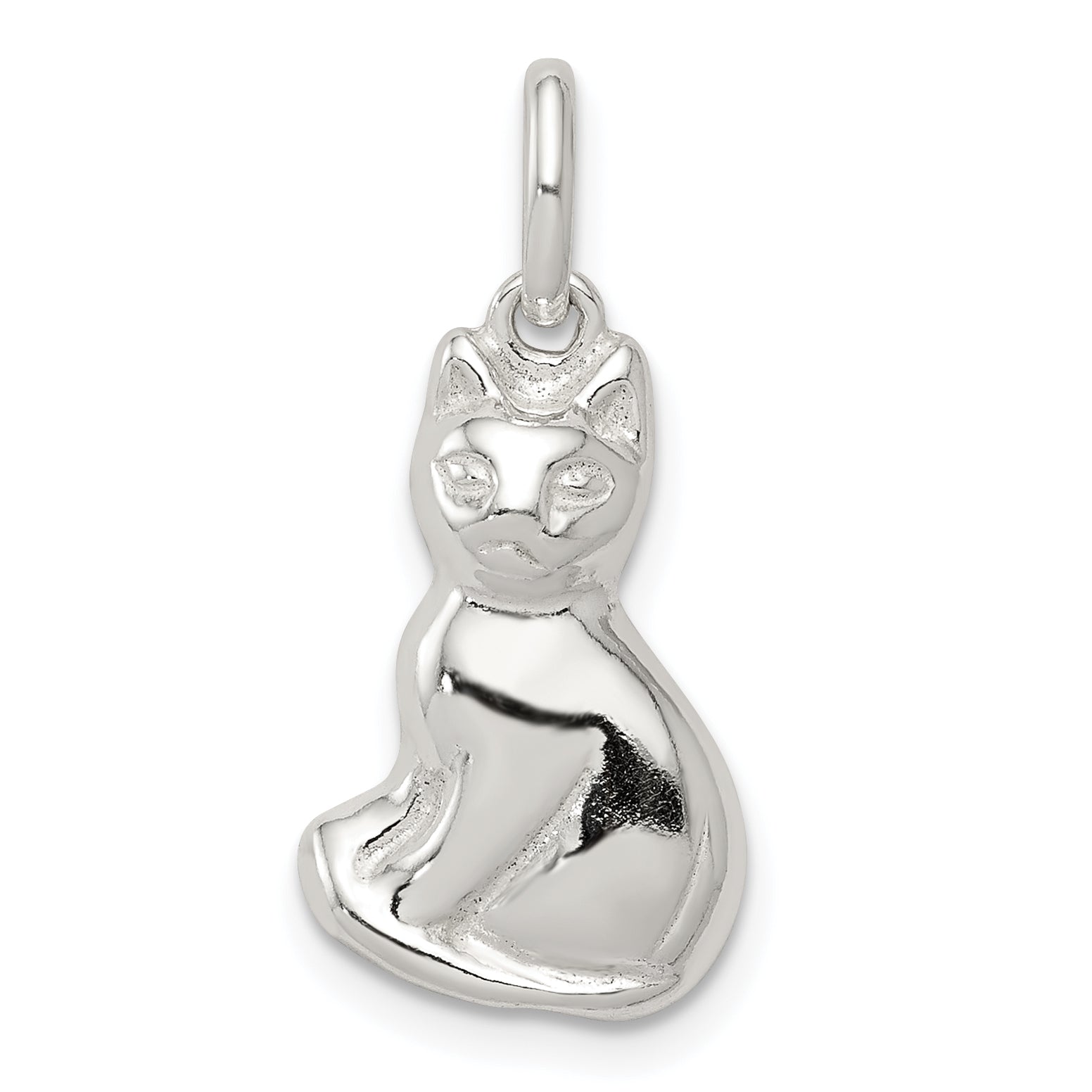 Sterling Silver Cat Charm Main image