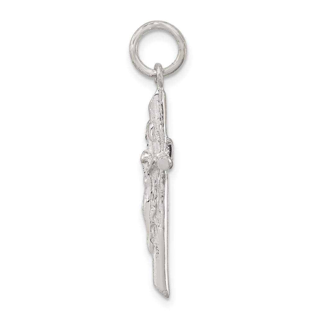 INRI Crucifix Pendant in Sterling Silver