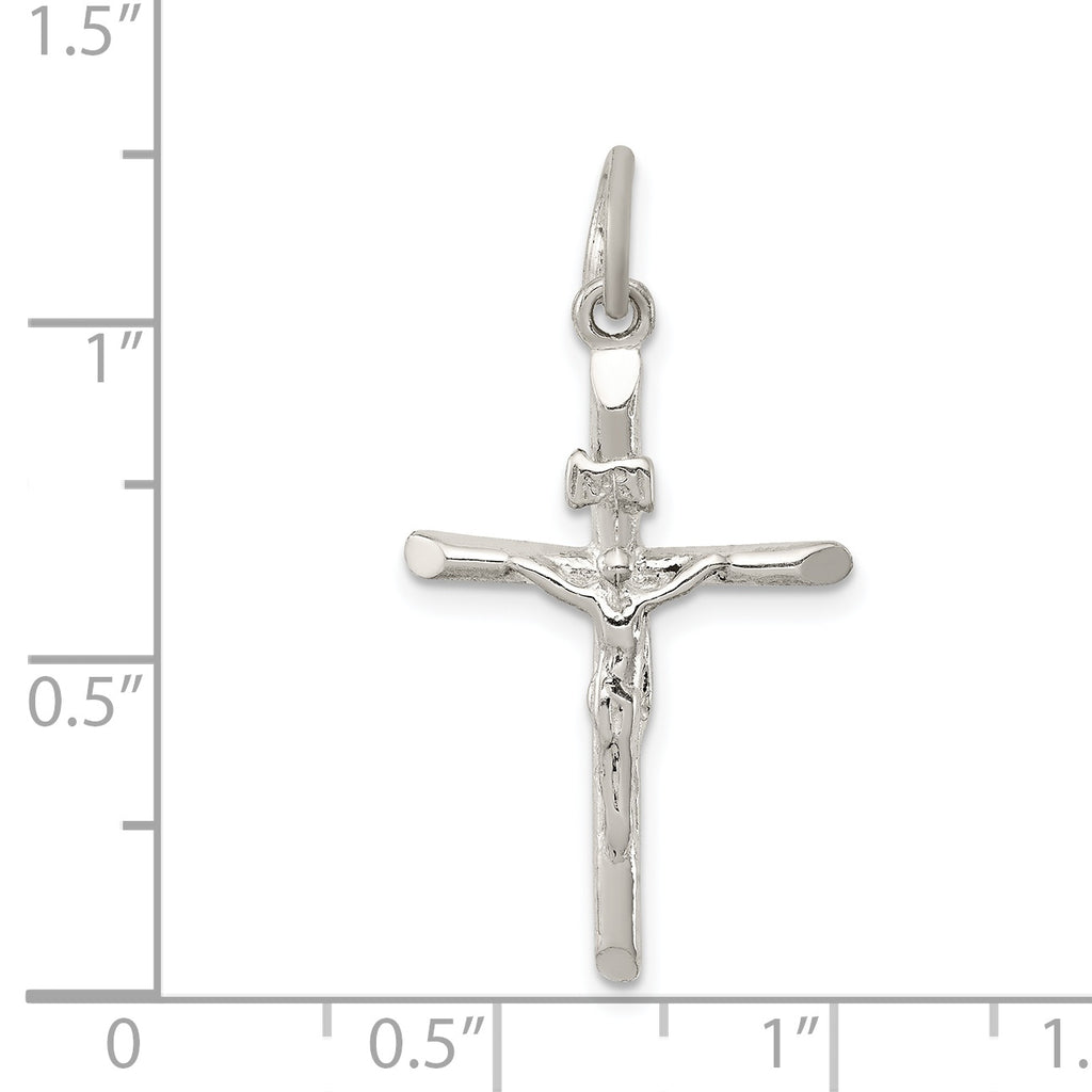 INRI Crucifix Pendant in Sterling Silver