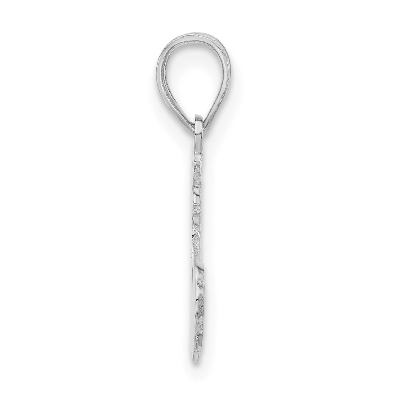Sterling Silver 925 Polished It's A Girl Charm for Women's Jewelry Secondary image