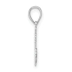 Sterling Silver 925 Polished It's A Girl Charm for Women's Jewelry