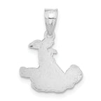 Sterling Silver 925 Polished It's A Girl Charm for Women's Jewelry