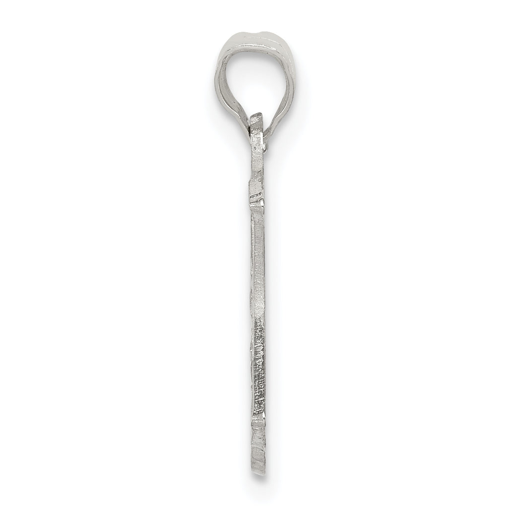 Sterling Silver 925 Baby Buggy Charm with Polished Finish Classic & Elegant