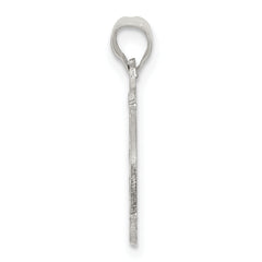 Sterling Silver 925 Baby Buggy Charm with Polished Finish Classic & Elegant