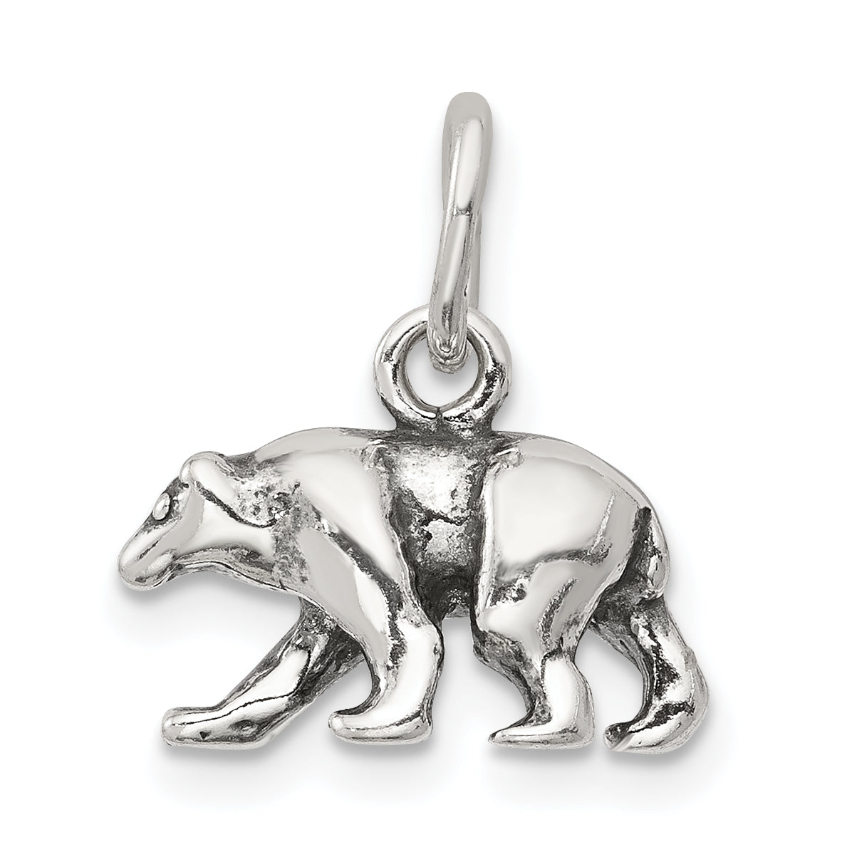 Sterling Silver Bear Charm Main image