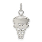 Sterling Silver 925 Nurse Symbol Charm with Polished Anti-Tarnish Finish