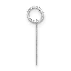 Sterling Silver 925 Bridesmaid Heart Charm with Polished Finish