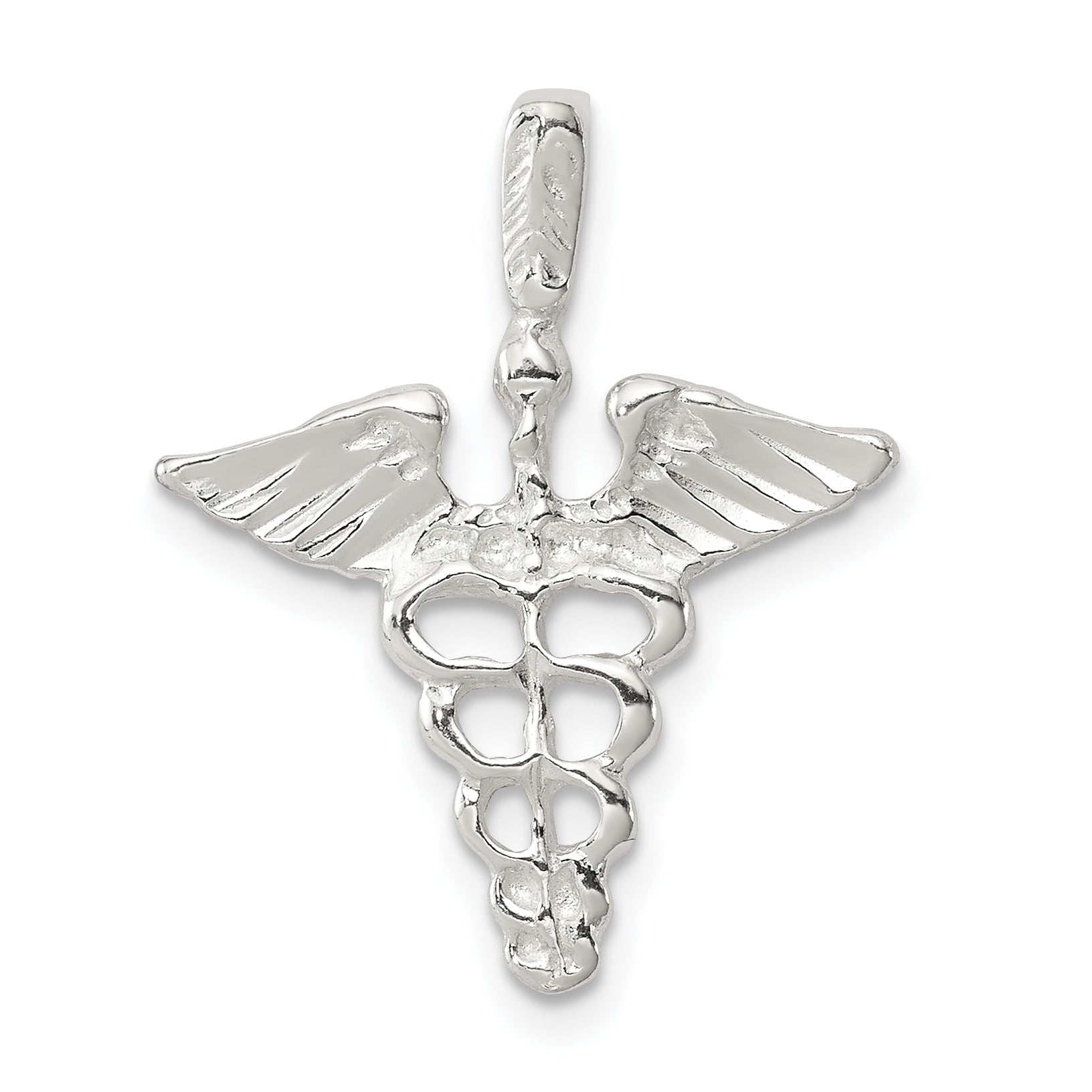Sterling Silver Caduceus Charm Main image