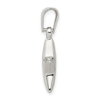 Sterling Silver 925 Star Charm with Solid Cast Design for Elegant Jewelry Styles