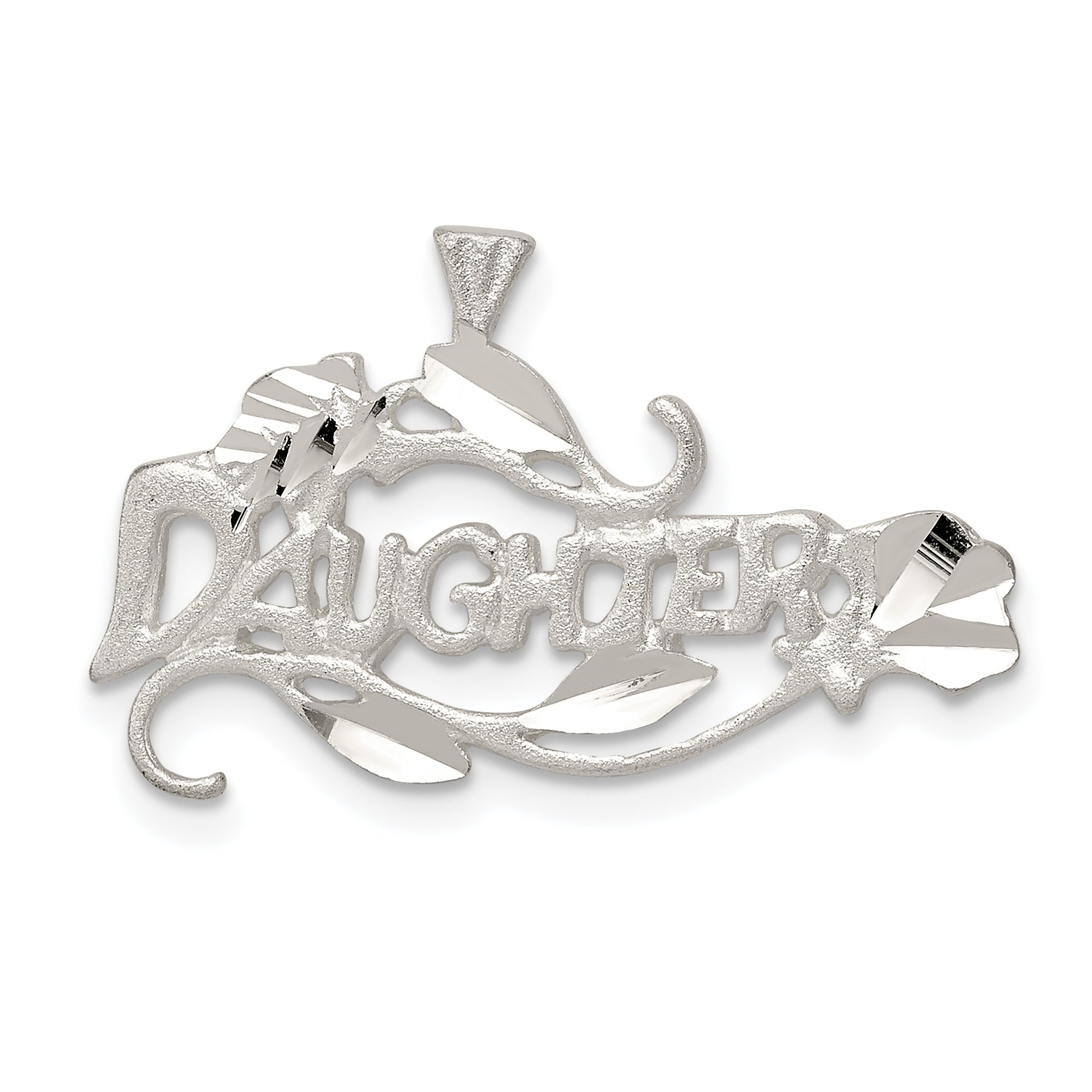 Sterling Silver Daughter Charm Main image