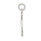 Sterling Silver 925 DAD Charm Polished Finish Men's Pendant
