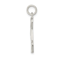Sterling Silver 925 DAD Charm Polished Finish Men's Pendant
