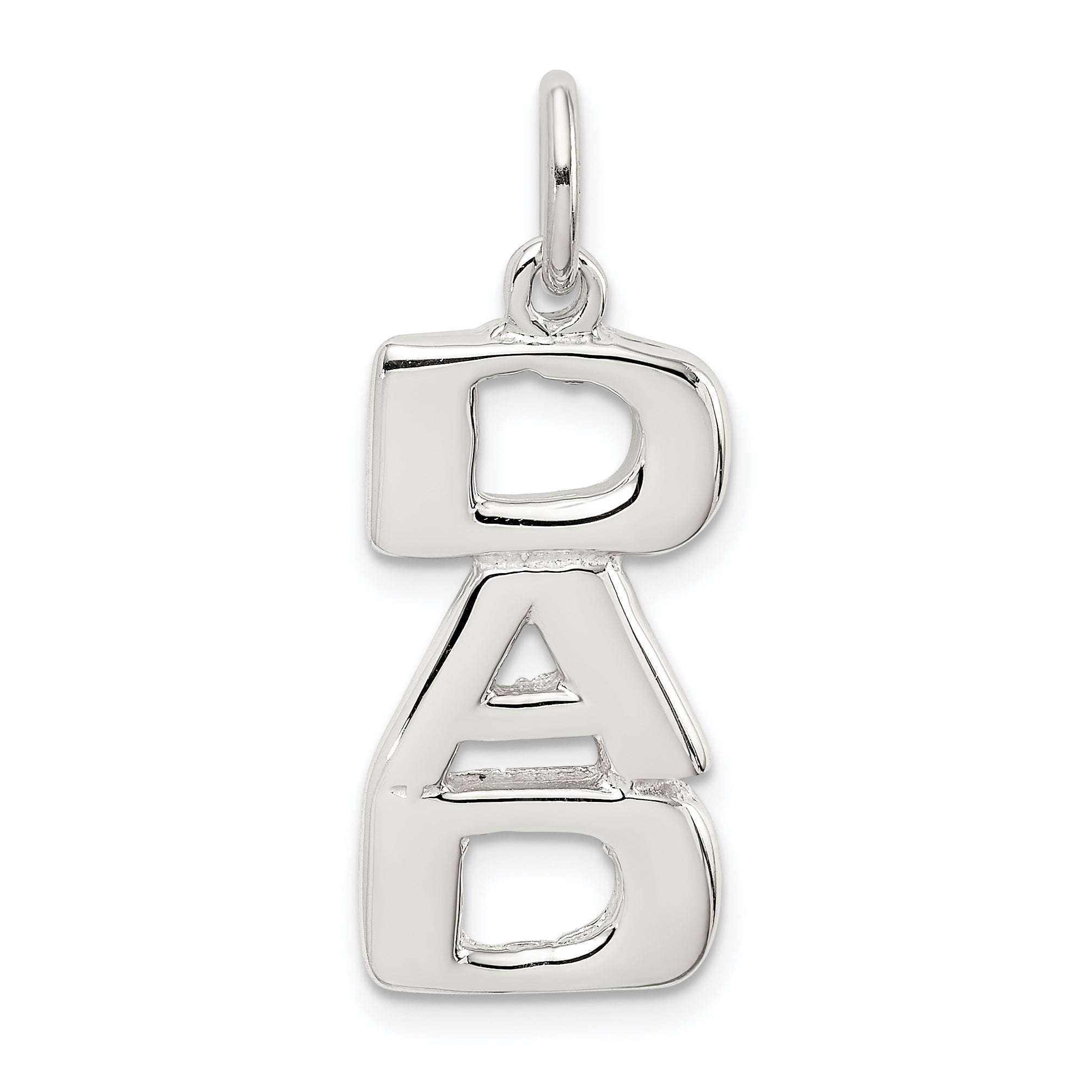 Sterling Silver DAD Charm Main image