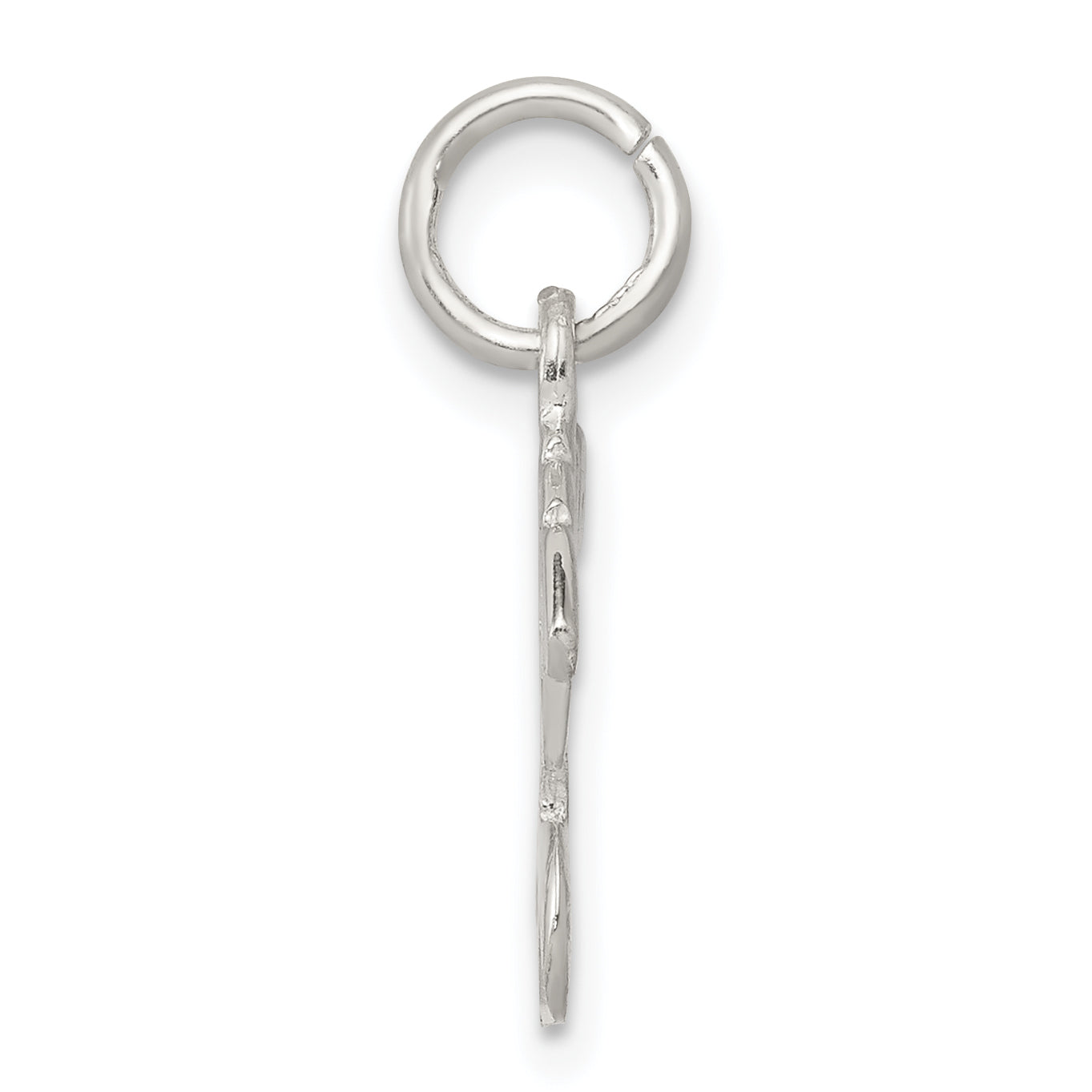 Sterling Silver 925 Sweet 16 Charm Polished Solid Gift-Ready Pendant