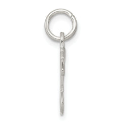 Sterling Silver 925 Sweet 16 Charm Polished Solid Gift-Ready Pendant